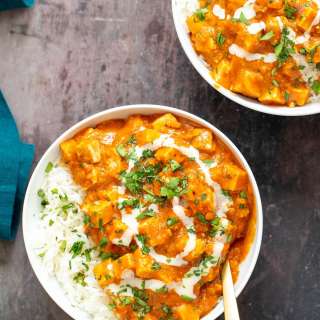 Baked Tofu Curry (Vegan Tofu Makhani)