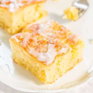 Glazed Crushed Pineapple Cake