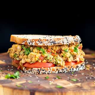 Mediterranean Chickpea Salad Sandwich