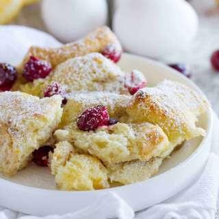 Cranberry Orange Baked French Toast Casserole