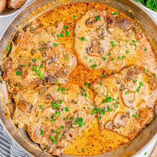 Creamy Mushroom Pork Chops