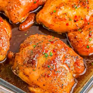 Baked Brown Sugar Italian Chicken