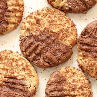 Chocolate and Pumpkin Pie Spice Snickerdoodles Gluten free Vegan