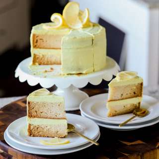 Vegan Lemon Cream Cake