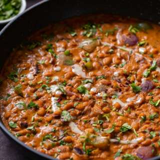 Beans do Pyaza (Beans in Indian Toasted cumin onion sauce)