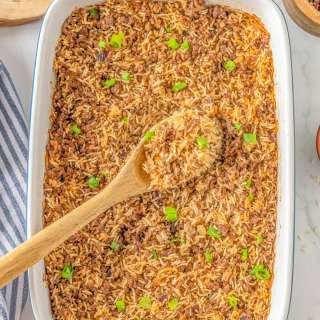 Ground Beef and Rice Casserole
