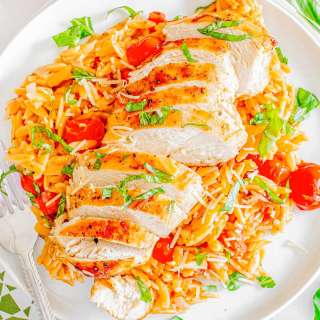 One-Pot Italian Chicken and Orzo