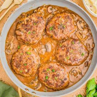 Salisbury Steak with Mushroom Gravy