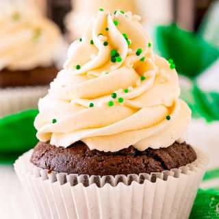 Irish Chocolate Cupcakes