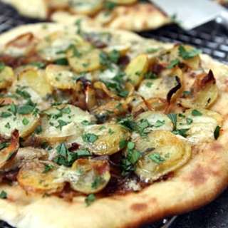 Potato and Blue Cheese Pizza