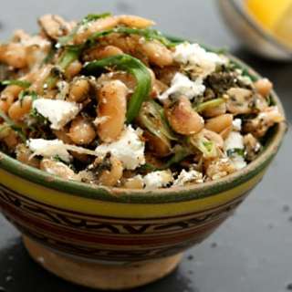 Fried Beans with Feta, Sorrel, and Sumac