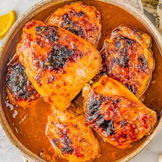Honey Soy Baked Chicken Thighs