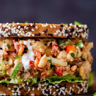 Cajun Chickpea Salad Sandwich
