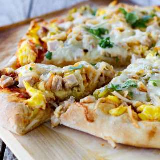 Mexican Turkey Breakfast Pizza