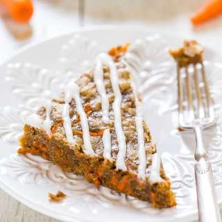 Soft Carrot Cake Bars with Cream Cheese Glaze