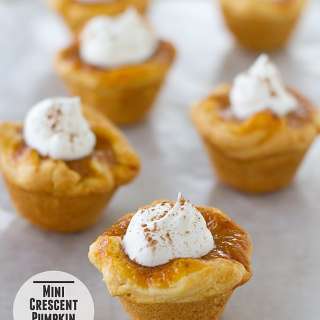 Mini Crescent Pumpkin Pies