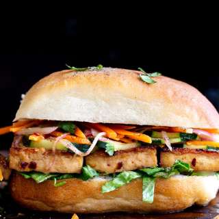 Chili Garlic Tofu Summer Sandwich
