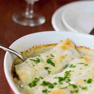 Chicken Manicotti with Mushrooms