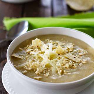 Green Chicken Enchilada Soup