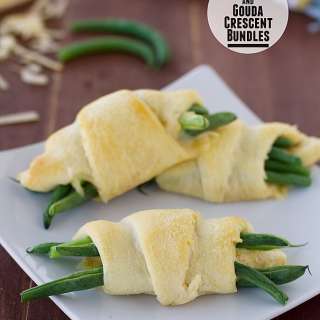Green Bean and Gouda Crescent Bundles