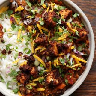Chorizo Tofu Burrito Bowl