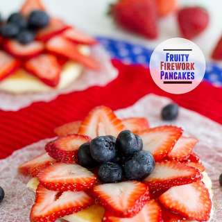 Fruity Firework Pancakes