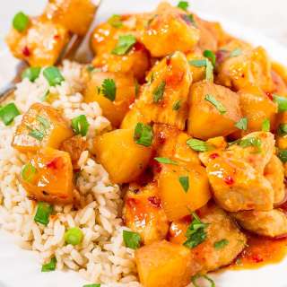 Slow Cooker Hawaiian Chicken with Pineapple