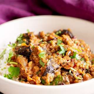 South Indian Eggplant Curry Baked Recipe