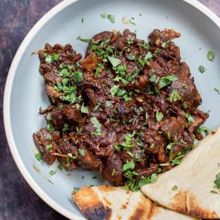 Ethiopian Mushrooms Tibs Stir-fry Ingudai tibs