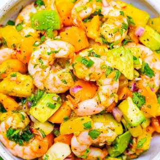 Mango Pineapple Shrimp Salad