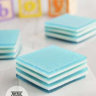 Baby Blue Layered Jello