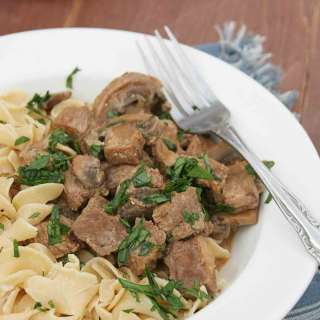 Slow Cooker Beef Stroganoff