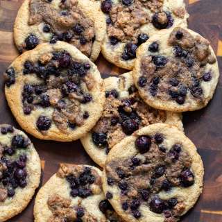 Blueberry Muffin Almond Flour Cookies