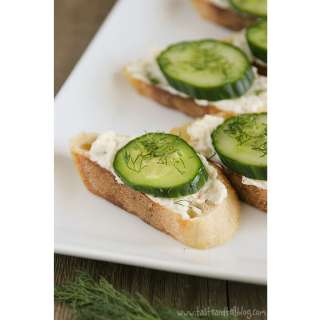 Cucumber Dill Toasties