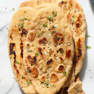 Whole Wheat Naan Bread - Vegan Indian Naan Recipe