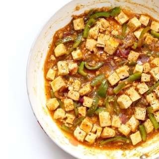 Chilli Tofu - Indian Chilli "Paneer" Recipe