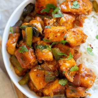 Tofu 65 (Vegan Paneer 65)