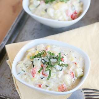 Creamy Summer Vegetable Succotash