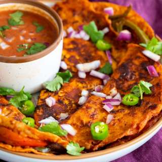Tikka Masala Birria Tacos vegan