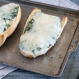 Spinach-Artichoke French Bread Pizza