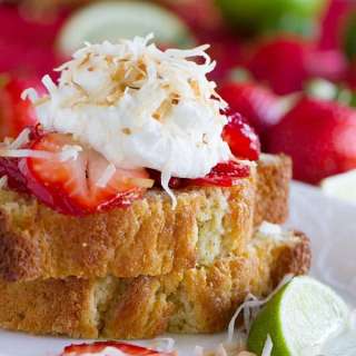Strawberry Lime Shortcakes with Coconut Cream