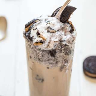 Lightened Up Cookies and Cream Mocha Milkshake