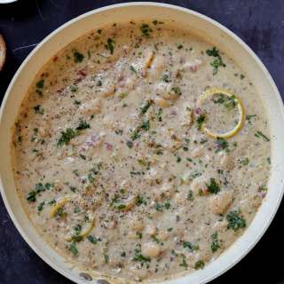 Lemon Garlic Butter Beans