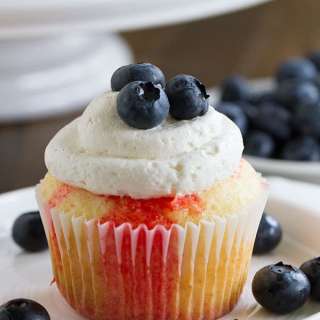 Jello Poke Cupcakes