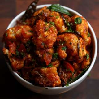 Cauliflower Pepper Fry