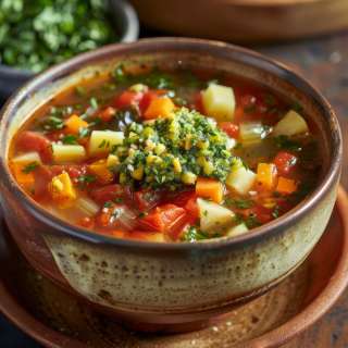 Soupe au Pistou - Vegetable Soup