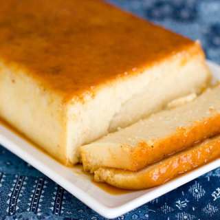 Coconut Banana Caramel Custard