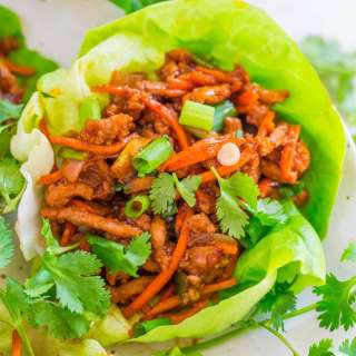 Thai Chicken Lettuce Wraps