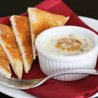 Baked Eggs with Creamed Spinach