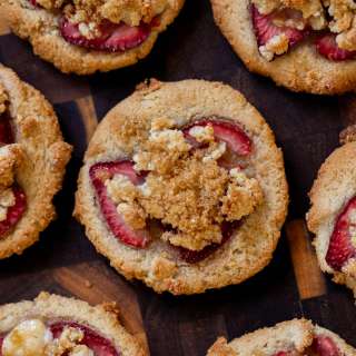 Strawberry Cheesecake Cookies vegan gluten-free